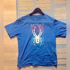 Spyder Blue Graphic Logo T-Shirt